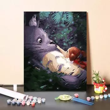 DIY картина по номерам хобби ремесла украшение дома цифровая картина маслом цифры живопись искусство 40x50cm no frame