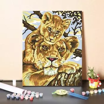 DIY Картина по номерам Хобби Ремесла Живопись по номерам Цифровая живопись маслом Искусство Украшение дома 40x50cm no frame