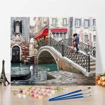 DIY Картина по номерам Холст Цифровая картина маслом Номера Картина по номерам Картина маслом Украшение дома 40x50cm no frame