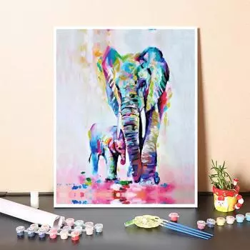 DIY картина по номерам холст номера картина маслом украшение дома цифровая картина маслом цифры живопись 40x50cm no frame