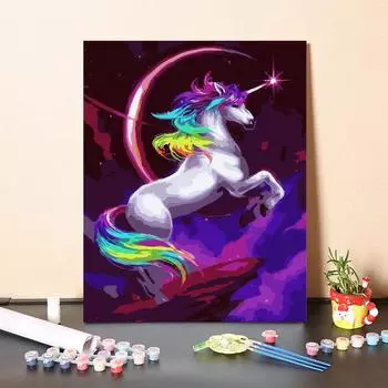 DIY картина по номерам холст номера картина маслом цифровая картина маслом цифры картина украшение дома 40x50cm no frame