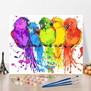 DIY картина по номерам холст номера картина маслом украшения дома цифры живопись цифровая картина маслом 40x50cm no frame