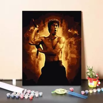 DIY картина по номерам холст номера живопись цифровая картина маслом цифры ручной работы картина маслом 40x50cm no frame