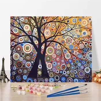 DIY картина по номерам искусство цифровая картина маслом украшение дома цифры живопись хобби ремесла 40x50cm no frame