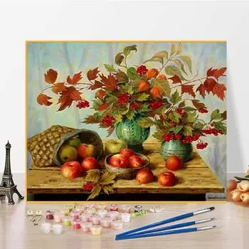 DIY картина по номерам искусство цифровая картина маслом холст номера картина маслом украшение дома 40x50cm no frame