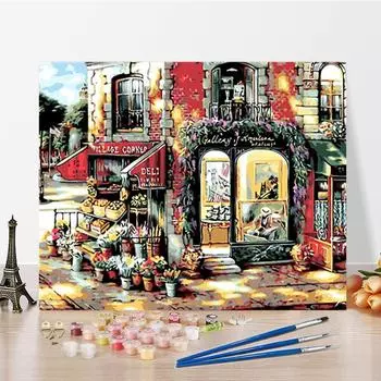 DIY картина по номерам искусство цифровая картина маслом цифры живопись ремесла хобби украшение дома 40x50cm no frame