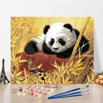 DIY Картина по номерам Искусство Цифровая картина маслом Ремесла Украшение дома Хобби Живопись по номерам 40x50cm no frame