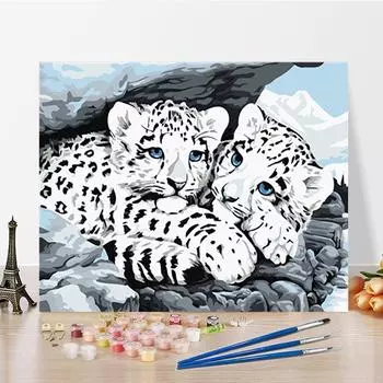 DIY картина по номерам искусство цифровая картина маслом украшение дома ремесла цифры живопись хобби 40x50cm no frame