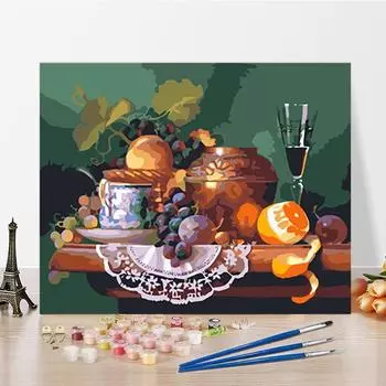 DIY Картина по номерам Искусство Цифровая картина маслом Украшение дома Хобби Ремесла Живопись по номерам 40x50cm no frame