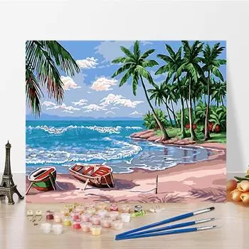 DIY картина по номерам искусство цифровая живопись маслом ремесла украшение дома цифры живопись хобби 40x50cm no frame