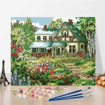 DIY Картина по номерам Искусство Цифровая живопись маслом Ремесла Хобби Украшение дома Живопись по номерам 40x50cm no frame