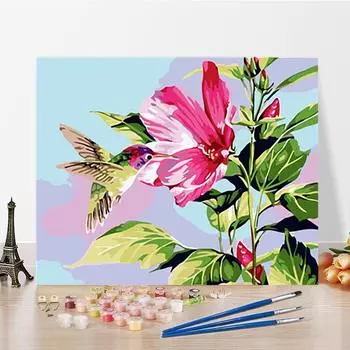 DIY картина по номерам искусство цифровая живопись маслом хобби цифры живопись украшения дома ремесла 40x50cm no frame