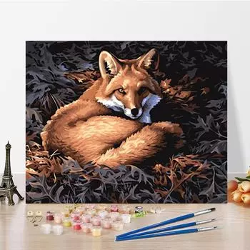 DIY Картина по номерам Искусство Цифровая живопись маслом Хобби Украшение дома Ремесла Живопись по номерам 40x50cm no frame