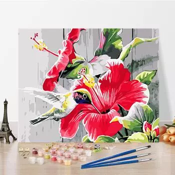 DIY Картина по номерам Искусство Домашнее украшение Ремесла Хобби Живопись по номерам Цифровая картина маслом 40x50cm no frame