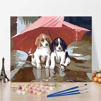 DIY Картина по номерам Искусство Домашнее украшение Цифровая картина маслом Ремесла Хобби Живопись по номерам 40x50cm no frame