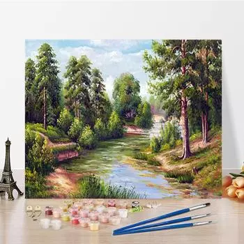 DIY Картина по номерам Искусство Хобби Цифровая картина маслом Украшение дома Ремесла Живопись по номерам 40x50cm no frame