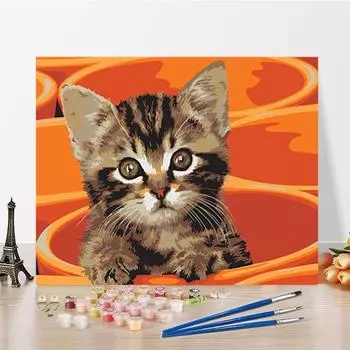 DIY Картина по номерам Искусство Хобби Цифровая картина маслом Украшение дома Цифры Живопись Ремесла 40x50cm no frame