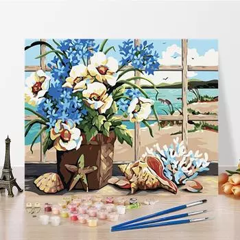 DIY картина по номерам искусство хобби ремесла украшения дома цифры живопись цифровая картина маслом 40x50cm no frame