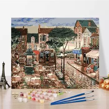DIY картина по номерам искусство хобби ремесла цифры живопись украшение дома цифровая картина маслом 40x50cm no frame