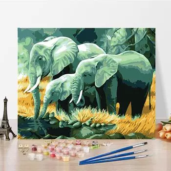 DIY Картина по номерам Искусство Хобби Украшение дома Ремесла Картина по номерам Цифровая картина маслом 40x50cm no frame