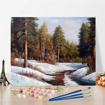 DIY картина по номерам искусство холст украшение дома цифровая картина маслом цифры картина маслом 40x50cm no frame