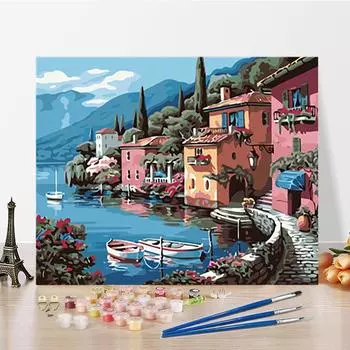 DIY картина по номерам искусство ремесла цифровая живопись маслом хобби украшение дома цифры живопись