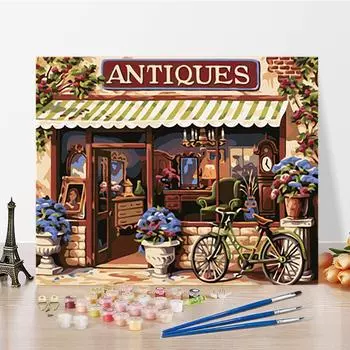 DIY Картина по номерам Искусство Ремесла Цифровая картина маслом Украшение дома Хобби Живопись по номерам 40x50cm no frame