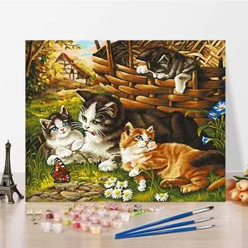 DIY Картина по номерам Искусство Ремесла Хобби Цифровая картина маслом Картина по номерам Украшение дома 40x50cm no frame