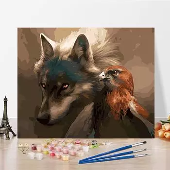 DIY Картина по номерам Искусство Ремесла Картина по номерам Цифровая картина маслом Украшение дома Хобби 40x50cm no frame