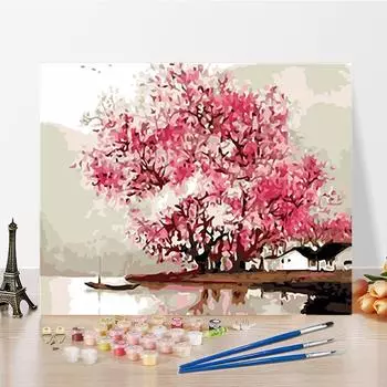 DIY картина по номерам искусство ремесла украшение дома цифровая картина маслом цифры живопись хобби 40x50cm no frame