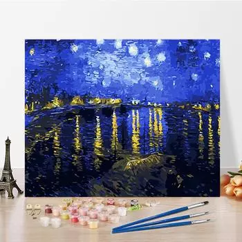 DIY картина по номерам искусство украшение дома хобби цифровая живопись маслом ремесла живопись по номерам 40x50cm no frame