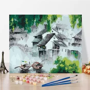 DIY Картина по номерам Искусство Украшение дома Хобби Ремесла Цифровая картина маслом Живопись по номерам 40x50cm no frame
