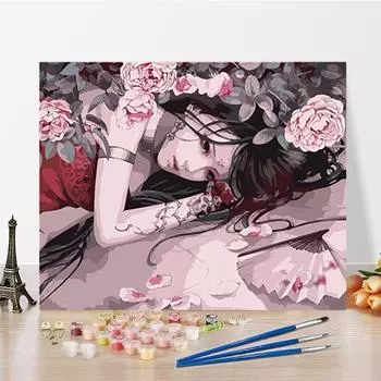 DIY картина по номерам искусство украшения дома цифры живопись хобби цифровая живопись маслом ремесла 40x50cm no frame