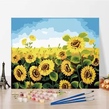 DIY картина по номерам искусство украшения дома ремесла цифровая картина маслом цифры живопись хобби 40x50cm no frame