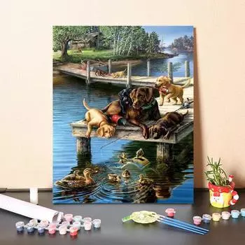 DIY картина по номерам искусство украшения дома холст цифровая картина маслом цифры картина маслом 40x50cm no frame