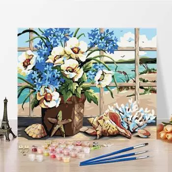 DIY Картина по номерам Картина по номерам на холсте Картина по номерам Картина маслом Цифровая живопись маслом ручной работы 40x50cm no frame