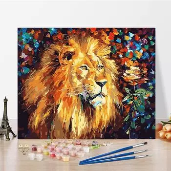 DIY Картина по номерам Ремесла Числа Живопись Искусство Домашнее украшение Хобби Цифровая живопись маслом 40x50cm no frame