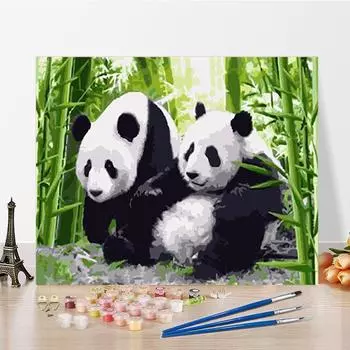 DIY Картина по номерам Ремесла Числа Живопись Искусство Цифровая картина маслом Украшение дома Хобби 40x50cm no frame