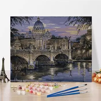 DIY картина по номерам ремесла цифровая картина маслом украшение дома хобби искусство живопись по номерам 40x50cm no frame