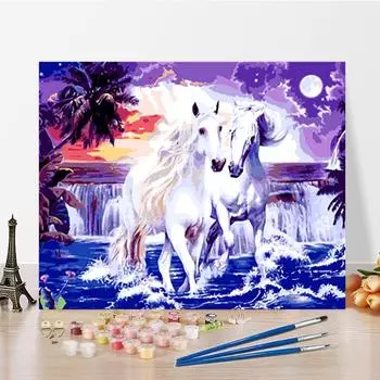 DIY картина по номерам ремесла цифровая живопись маслом хобби цифры живопись искусство украшение дома 40x50cm no frame