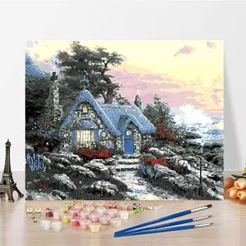 DIY Картина по номерам Ремесла Цифровая живопись маслом Хобби Украшение дома Искусство Живопись по номерам 40x50cm no frame