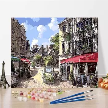 DIY картина по номерам ремесла цифры живопись хобби украшение дома искусство цифровая живопись маслом 40x50cm no frame