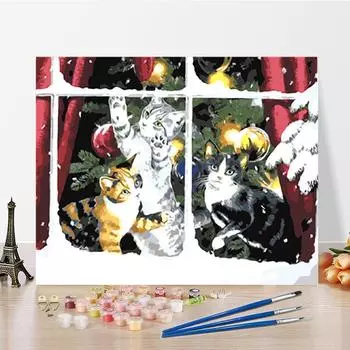 DIY картина по номерам ремесла цифры живопись украшение дома хобби искусство цифровая живопись маслом 40x50cm no frame