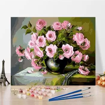 DIY Картина по номерам Ремесла Хобби Цифровая живопись маслом Искусство Домашнее украшение Живопись по номерам 40x50cm no frame