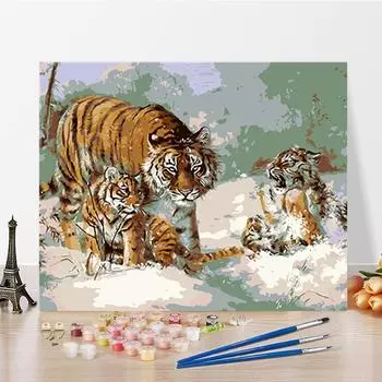 DIY картина по номерам ремесла хобби искусство цифры живопись украшение дома цифровая картина маслом 40x50cm no frame