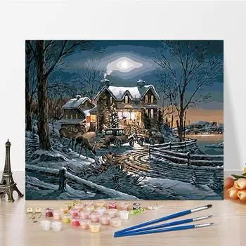 DIY Картина по номерам Ремесла Хобби Украшение дома Цифровая живопись маслом Искусство Живопись по номерам 40x50cm no frame