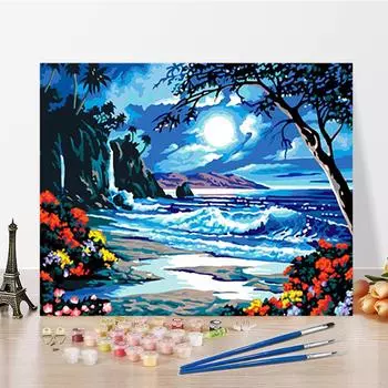 DIY Картина по номерам Ремесла Искусство Цифровая живопись маслом Хобби Картина по номерам Украшение дома 40x50cm no frame