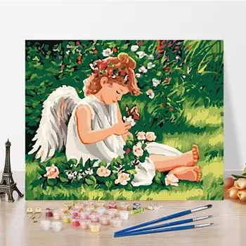 DIY картина по номерам ремесла искусство цифровая картина маслом цифры живопись хобби украшение дома 40x50cm no frame