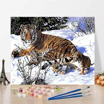 DIY картина по номерам ремесла искусство цифры живопись украшение дома хобби цифровая картина маслом 40x50cm no frame