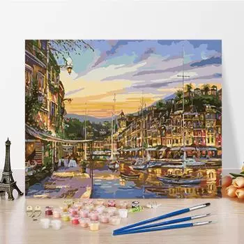 DIY картина по номерам ремесла искусство хобби украшение дома цифры живопись цифровая картина маслом 40x50cm no frame